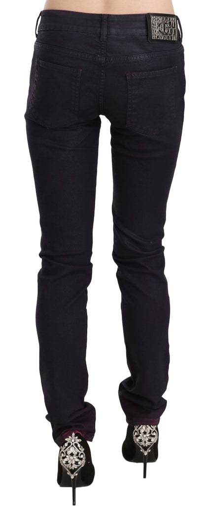 Just Cavalli Schicke schwarze Skinny Denim mit niedriger Taille