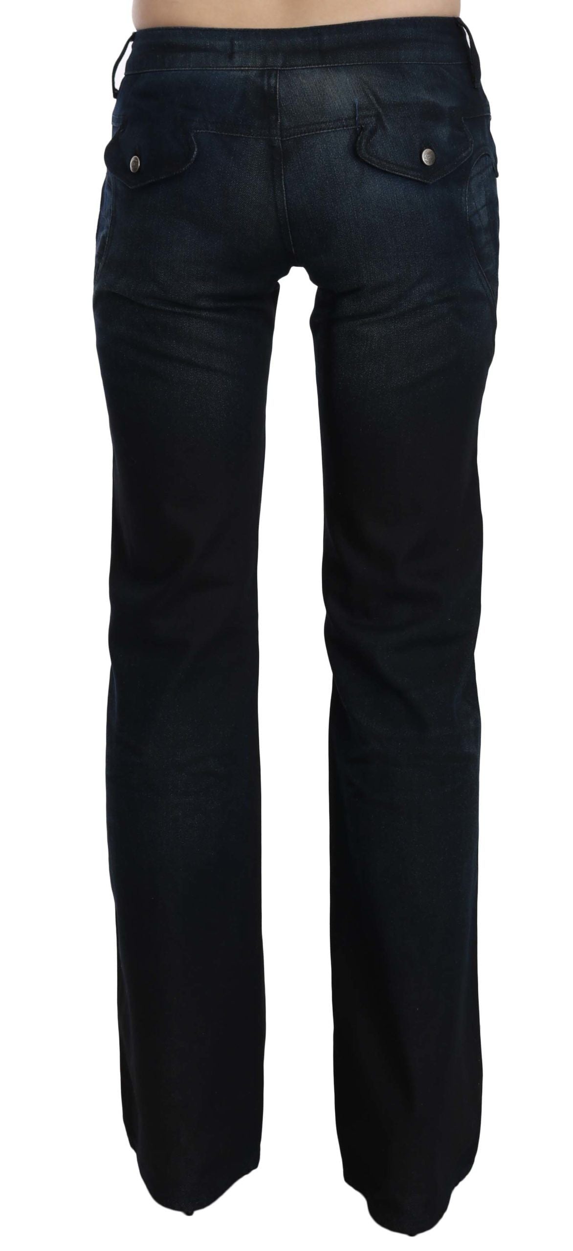 Just Cavalli Schicke gerade Denim-Hose mit mittlerer Taille