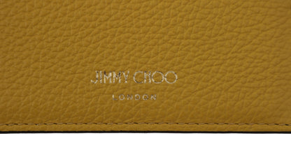 Jimmy Choo Sunshine Gelbes Leder-Kartenetui