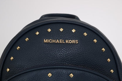 Michael Kors Eleganter Lederrucksack ABBEY in Marineblau