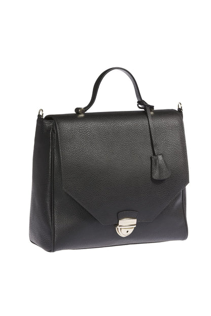 Trussardi Schwarzes Leder Frauen Handtasche