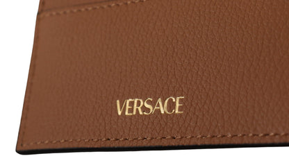 Versace Elegantes Medusa-Kalbsleder-Kartenetui