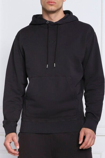 Hugo Boss Elegantes Sweatshirt mit Kapuze aus dunkelblauer Baumwolle