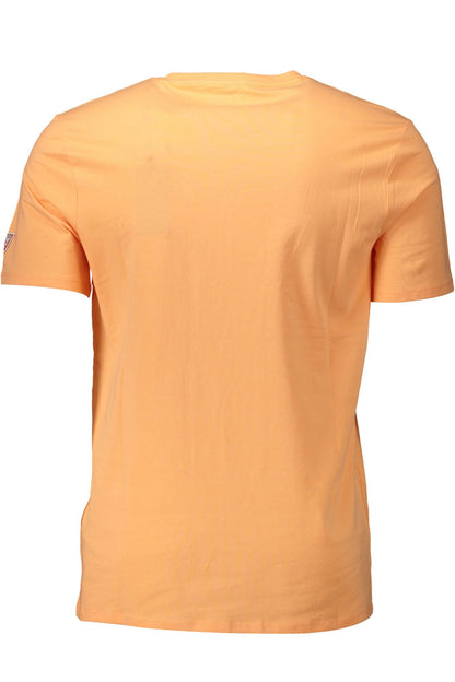 Guess Jeans Orange Baumwolle Männer T-Shirt