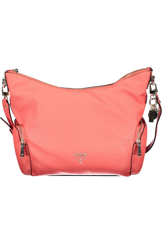 Guess Jeans Rosa Polyethylen Frauen Handtasche