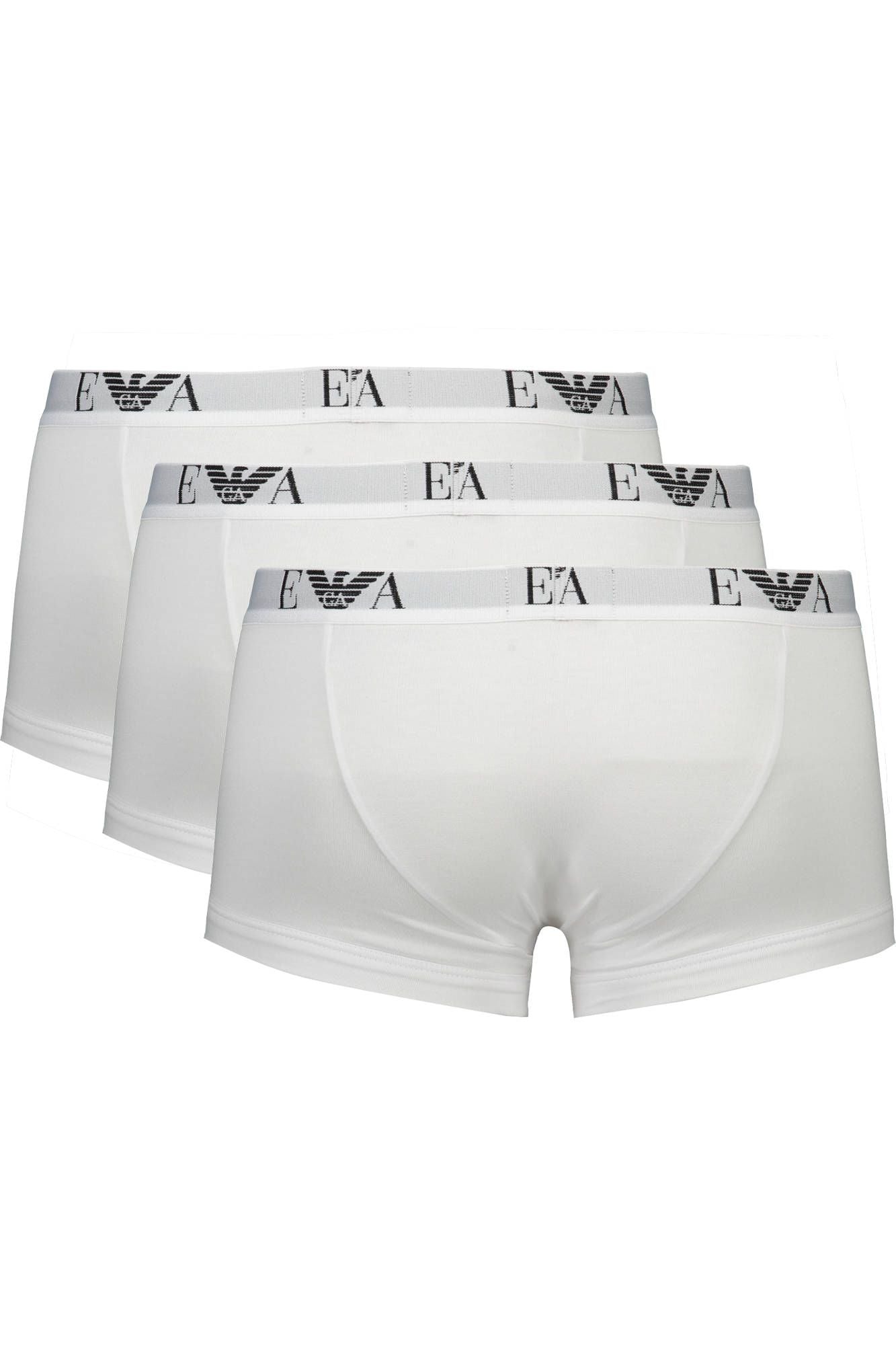 Emporio Armani Weiße Baumwolle Männer Trunk