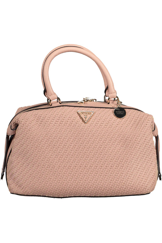 Guess Jeans Rosa Polyethylen Frauen Handtasche