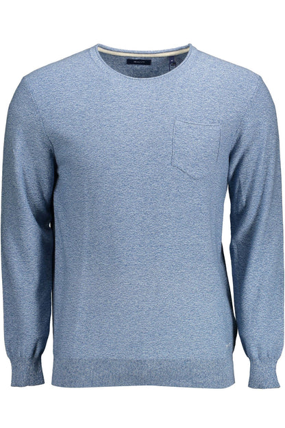 Gant Hellblauer Baumwollpullover für Männer