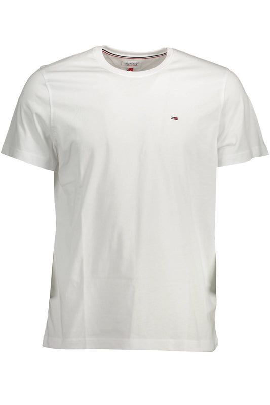 Tommy Hilfiger Weißes Baumwolle Männer T-Shirt