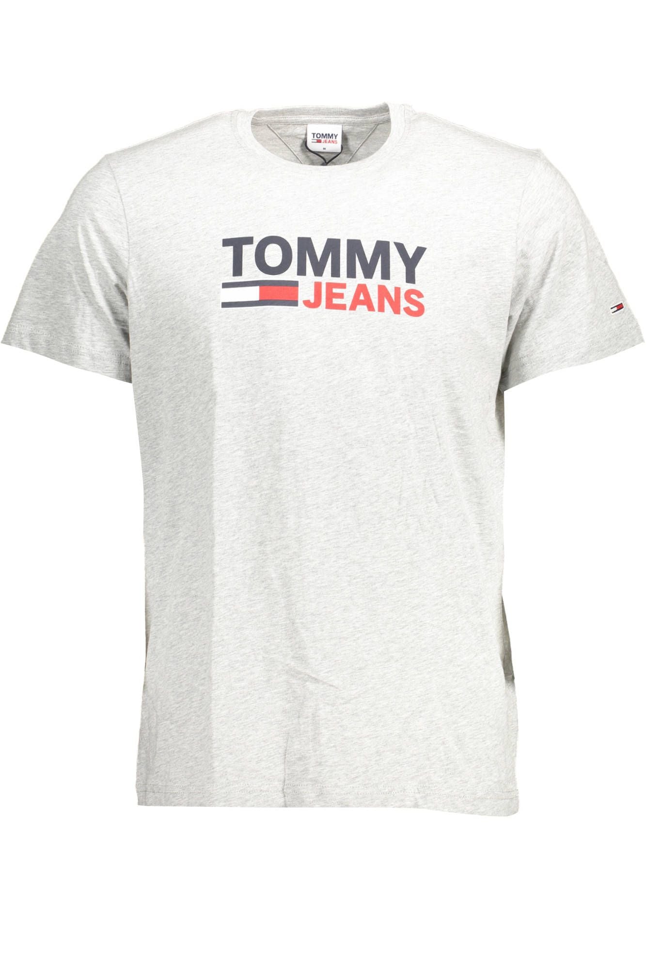 Tommy Hilfiger Graues Baumwolle Männer T-Shirt