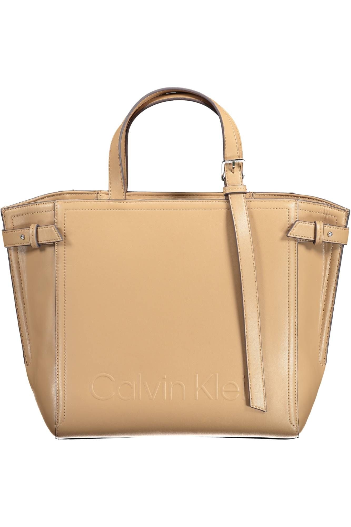 Calvin Klein Braun Polyester Frauen Handtasche