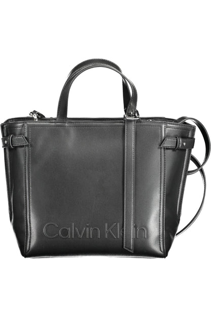 Calvin Klein Schwarz Polyester Frauen Handtasche