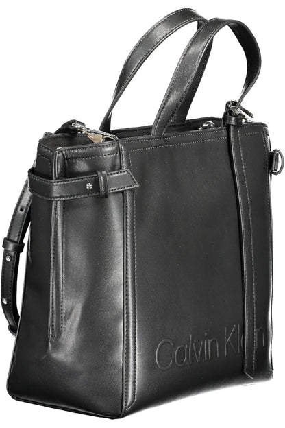 Calvin Klein Schwarz Polyester Frauen Handtasche