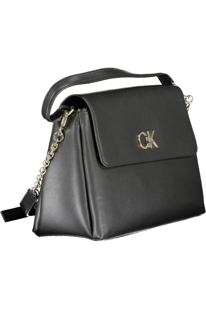 Calvin Klein Schwarz Polyester Frauen Handtasche