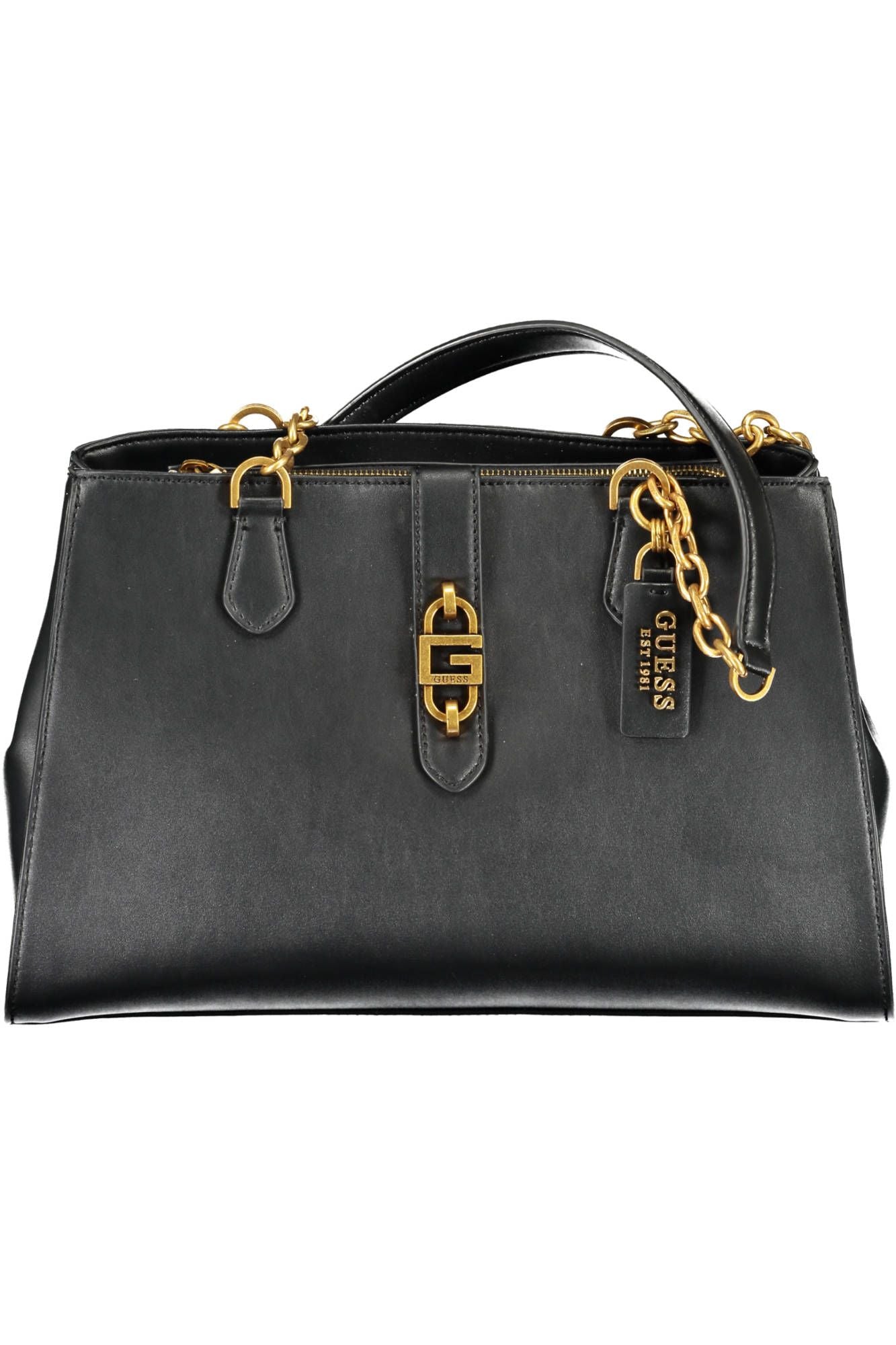 Guess Jeans Schwarz Polyethylen Frauen Handtasche