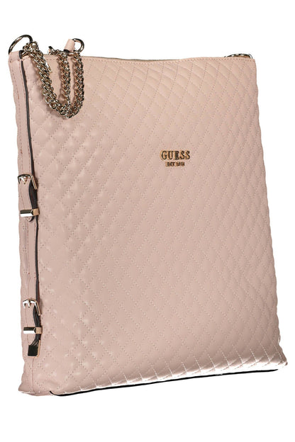 Guess Jeans Rosa Polyethylen Frauen Handtasche