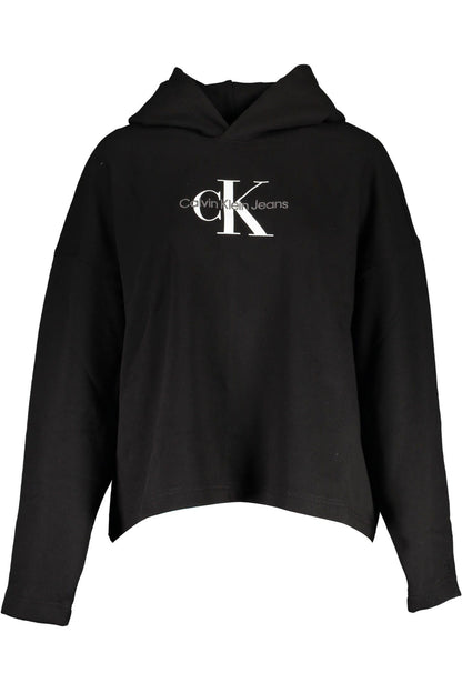 Calvin Klein Schwarzer Baumwollpullover für Frauen