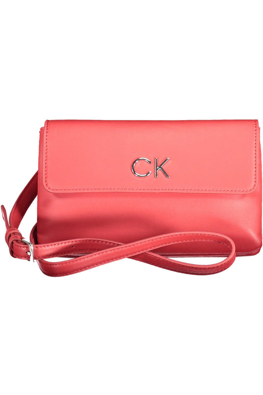 Calvin Klein Rote Polyester Damenhandtasche