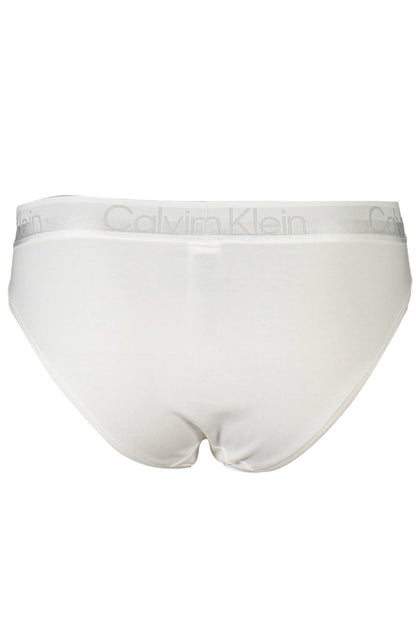 Calvin Klein Weißer Baumwollslip für Frauen