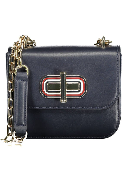 Tommy Hilfiger Blau Leder Frauen Handtasche