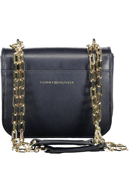 Tommy Hilfiger Blau Leder Frauen Handtasche