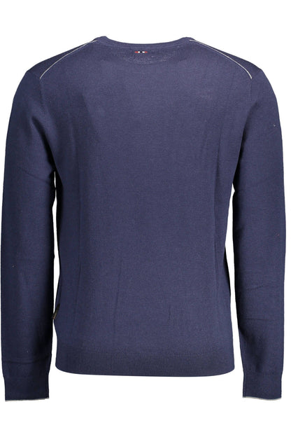 Napapijri Blauer Pullover aus Wolle für Männer