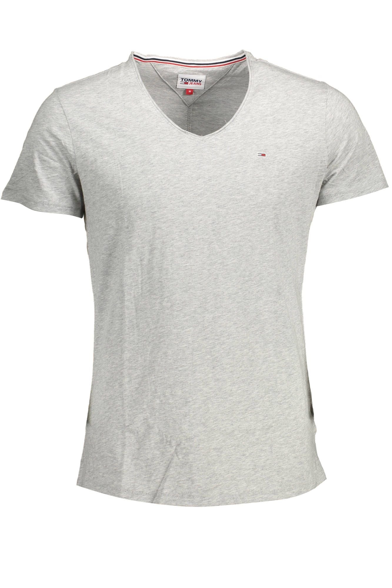 Tommy Hilfiger Graues Polyester Herren T-Shirt