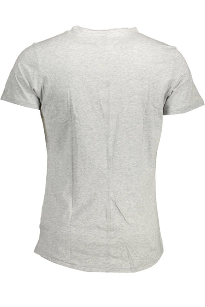 Tommy Hilfiger Graues Polyester Herren T-Shirt