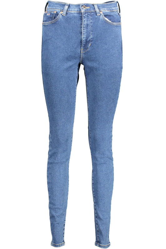 Tommy Hilfiger Blaue Baumwoll-Skinny-Jeans für Frauen