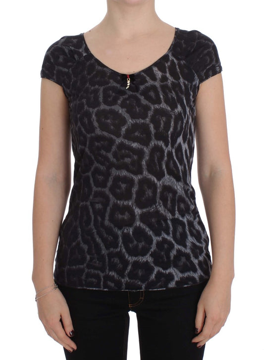 Schickes Leoparden Modal Top von Cavalli