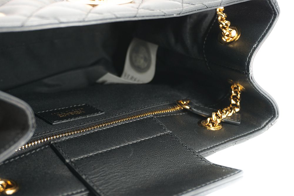 Versace Elegante gesteppte Nappaleder-Tasche