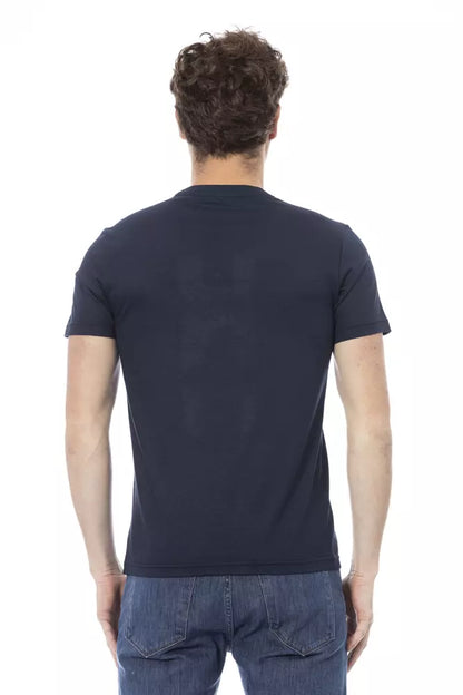 Baldinini Trend Blau Baumwolle Männer T-Shirt