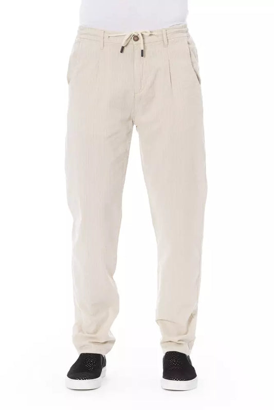 Baldinini Trend Beige Baumwolle Männer Chino Hosen