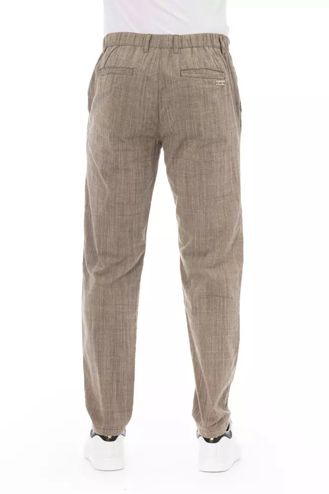 Baldinini Trend Beige Baumwolle Männer Chino Hose