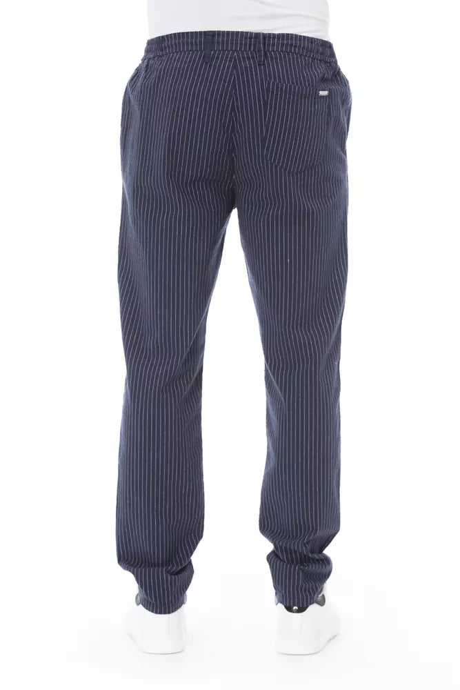 Baldinini Trend Blaue Baumwolle Herren Chino Hose