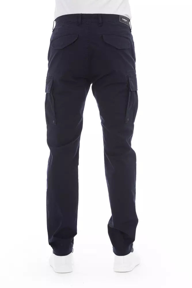 Baldinini Trend Blaue Baumwolle Herren Cargo-Hose