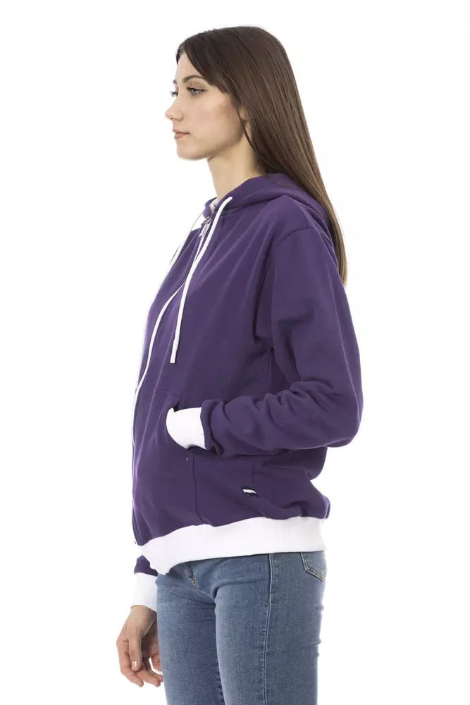 Baldinini Trend Lila Baumwolle Frauen Pullover