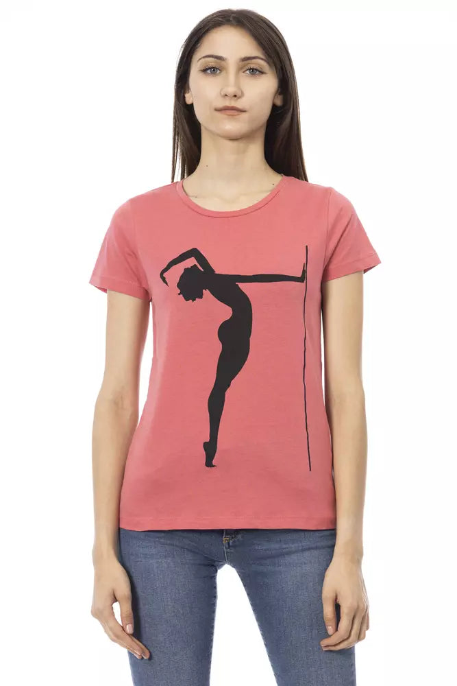 Trussardi Action Rosa Baumwolle Damen Top