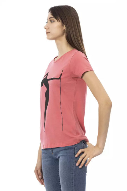 Trussardi Action Rosa Baumwolle Damen Top