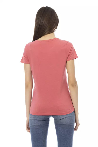 Trussardi Action Rosa Baumwolle Damen Top