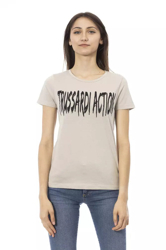 Trussardi Action Beige Baumwolle Damen Top