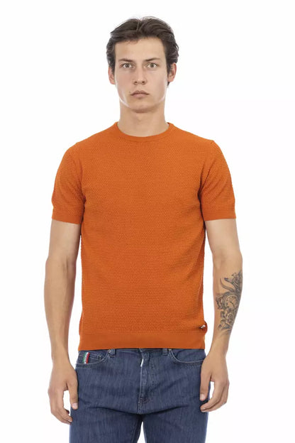 Baldinini Trend Orange Baumwolle Männer Pullover