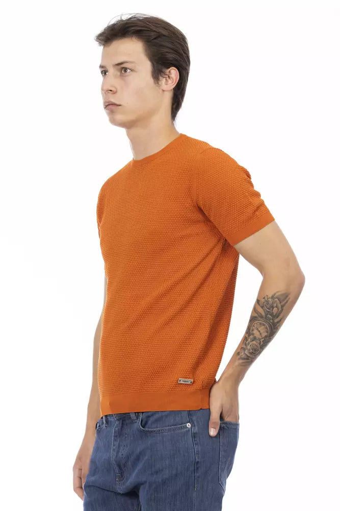 Baldinini Trend Orange Baumwolle Männer Pullover