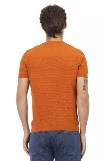 Baldinini Trend Orange Baumwolle Männer Pullover