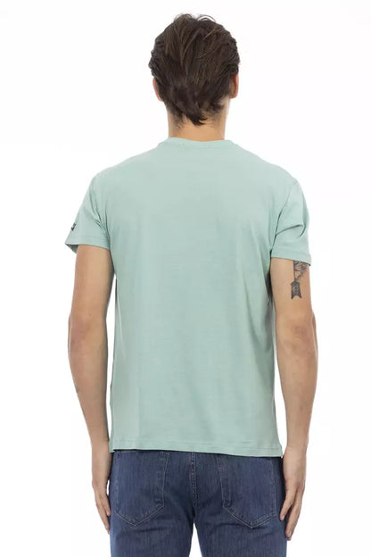 Trussardi Action Grünes Baumwolle Männer T-Shirt