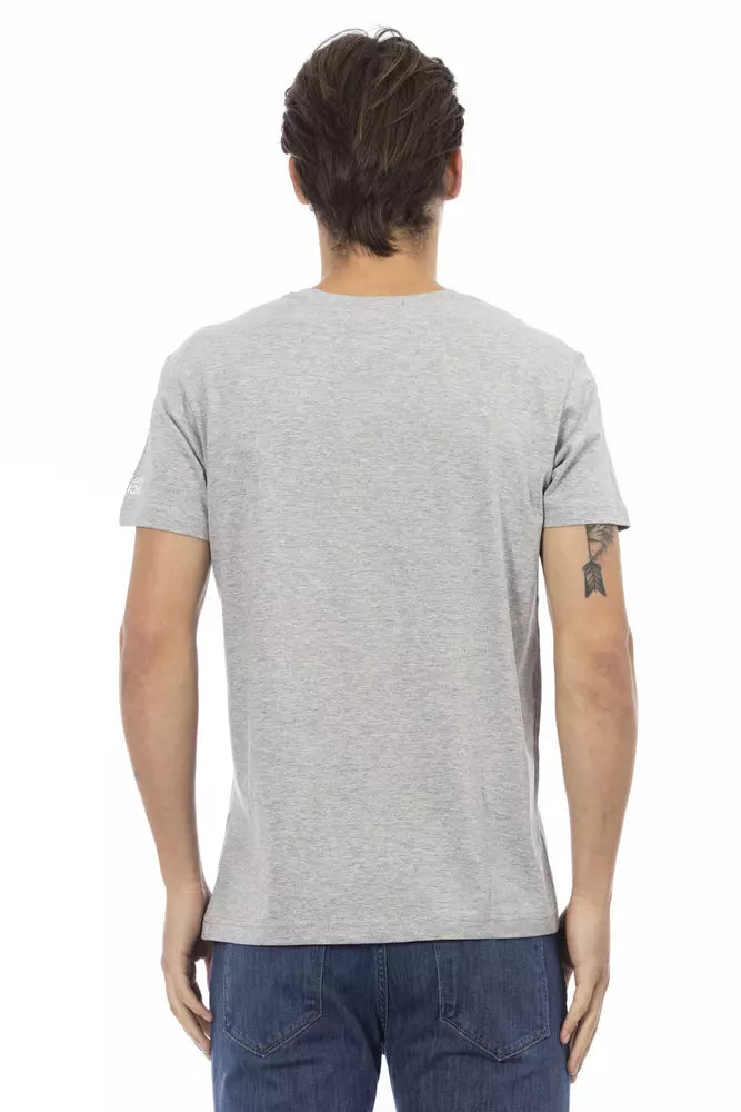 Trussardi Action "Graues Baumwoll-T-Shirt für Männer"