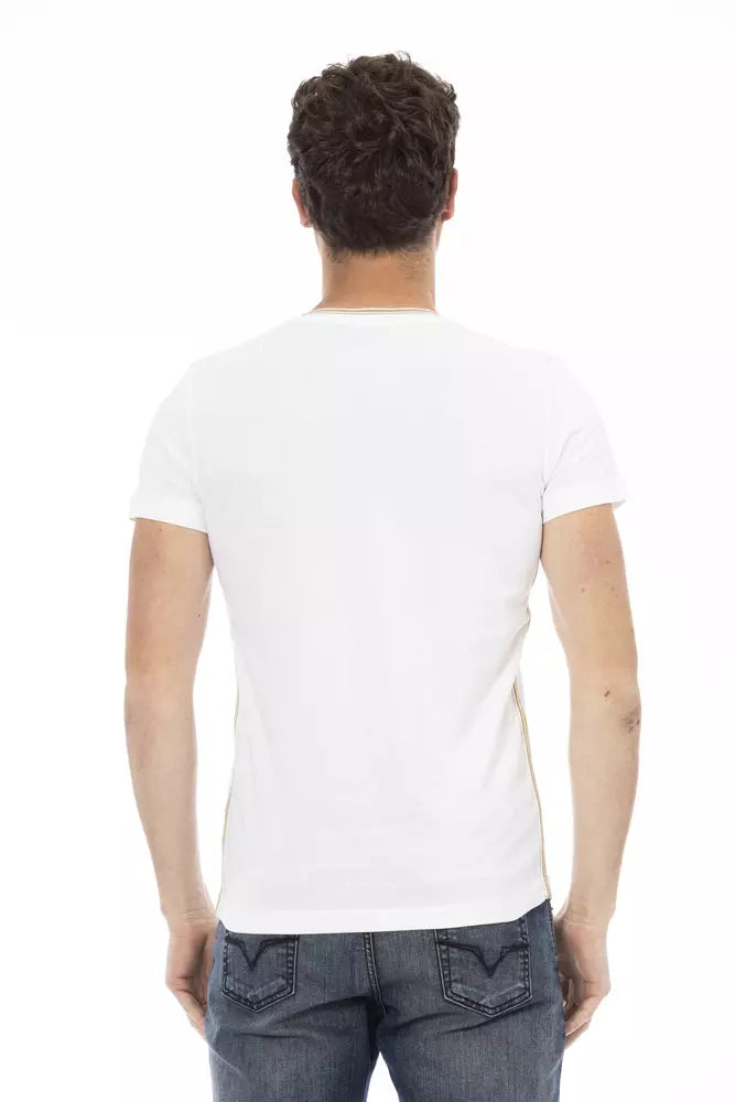 Trussardi Action Weißes Baumwolle Männer T-Shirt