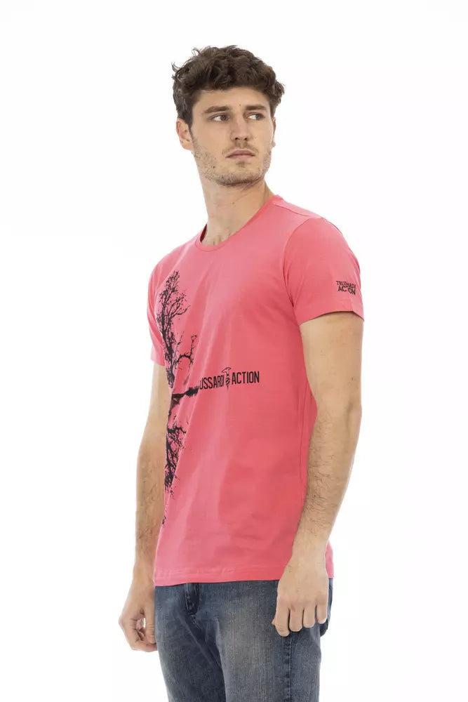 Trussardi Action Multicolor Baumwolle Männer T-Shirt