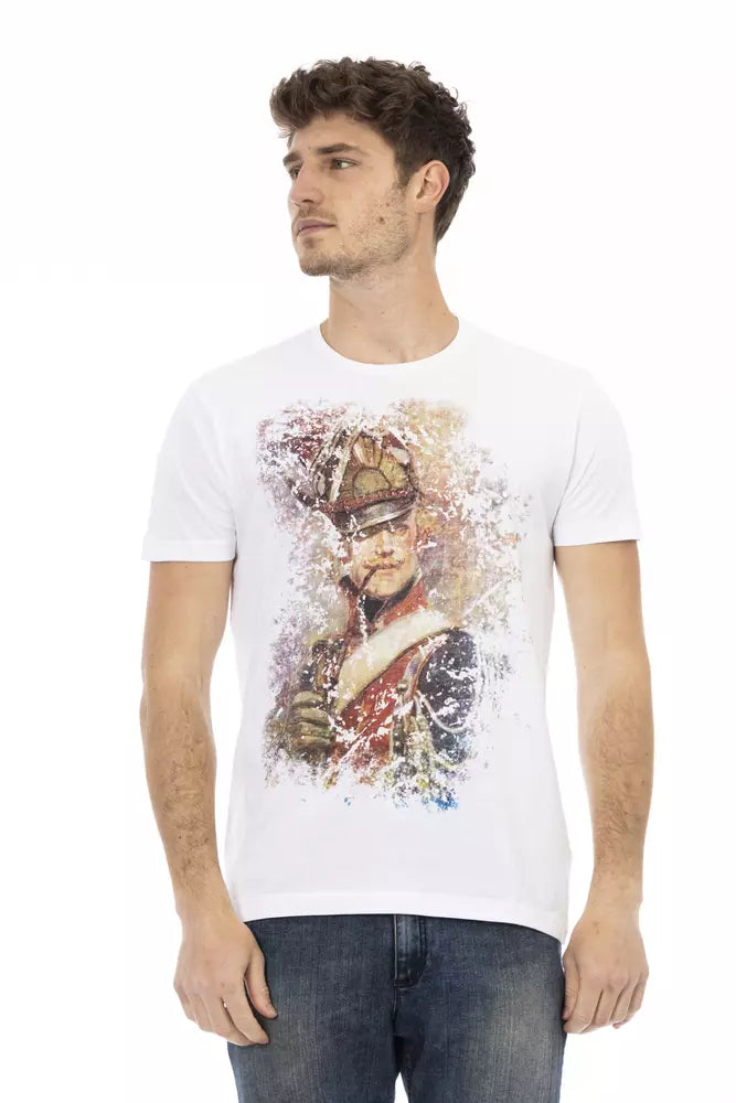 Trussardi Action Weißes Baumwolle Männer T-Shirt