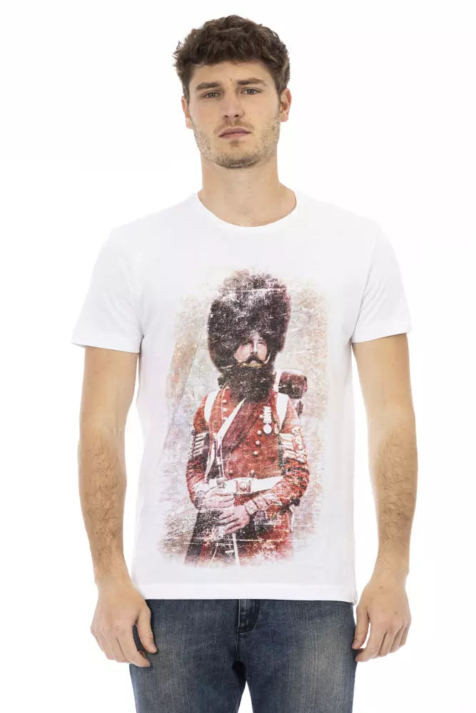 Trussardi Action Weißes Baumwolle Männer T-Shirt